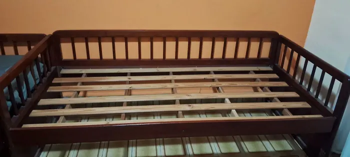 Cama solteiro madeira