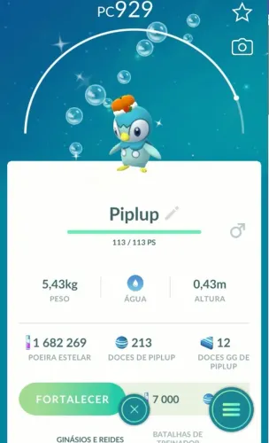 Piplup Shiny de chapéu evento Halloween