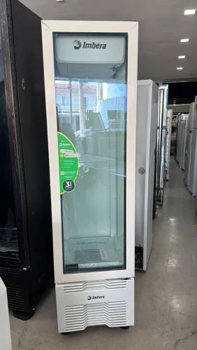 EXPOSITOR VERTICAL IMBERA - BIVOLT INVERTER BRANCO
