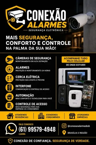 CÂMERAS, ALARMES E SEGURANÇA ELETRÔNICA | BRASÍLIA - DF
