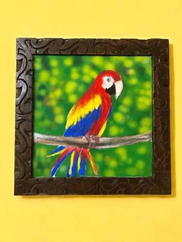 Quadro decorativo com moldura 