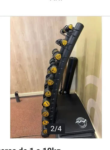 Conjunto Halteres 1kg a 10kg ZIVA