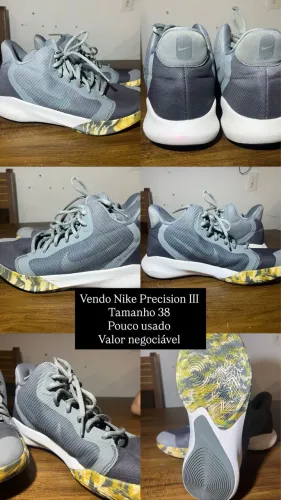 Nike Precision III Tênis Basqueteira 
