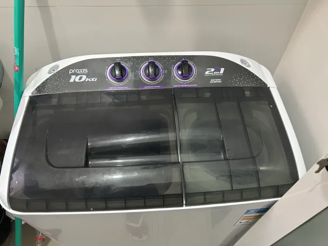 Lavadora 2 em 1 Praxis10kg