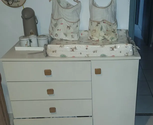 Lindo Kit Quarto Bebê: Cômoda + Kit Higiene (Desapego Mudança) 