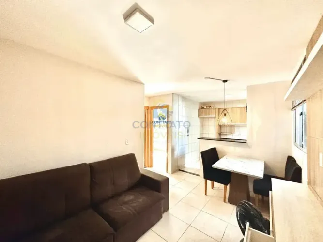 Apartamento semi mobilaido com 2 quartos próximo Fernando Correia da Costa, Cuiabá-MT