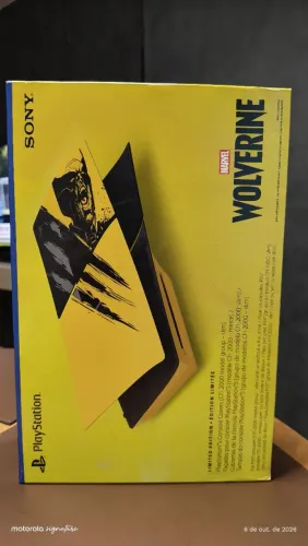 TAMPAS PS5 SLIM EDIÇÃO LIMITADA MARVEL WOLVERINE