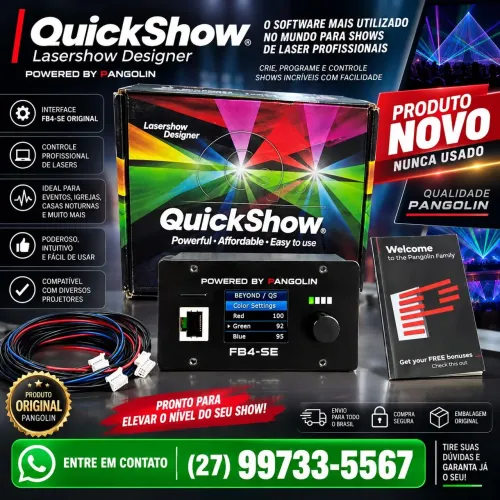 Pangolin Quickshow Fb4 Ilda Interface Lasershow-