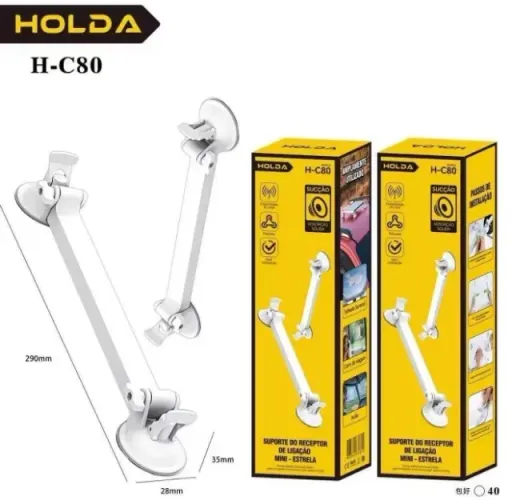 Suporte Starlink Mini/estrela Ventosas Fixa Forte para Vidro e Teto *ENTREGA GRÁTIS*
