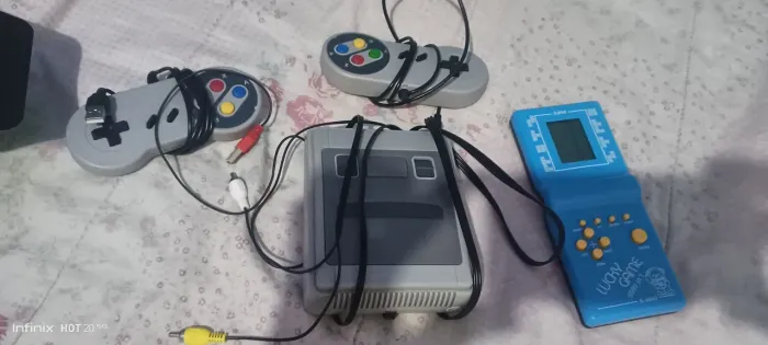 Vídeo game retrô e minigame retrô 