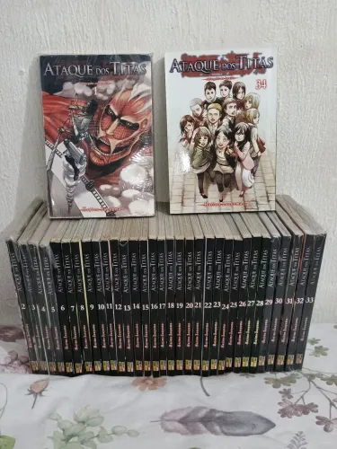 Mangá Ataque dos Titãs - Coleção Completa + Spin Offs
