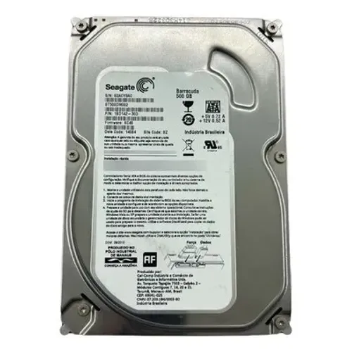 Hd 500GB da marca Seagate Barracuda com 100% de saude.