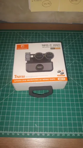 Microfone de lapela HMASTON Tipo-C 2EM1