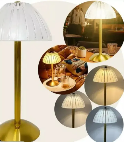 Luminária de Mesa Recarregável