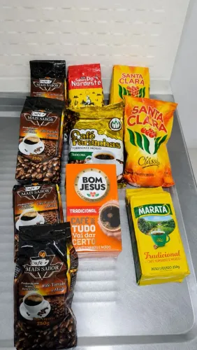 10 Pacotes de Café Torrado e Moído - Lacrados - Ótima Oportunidade