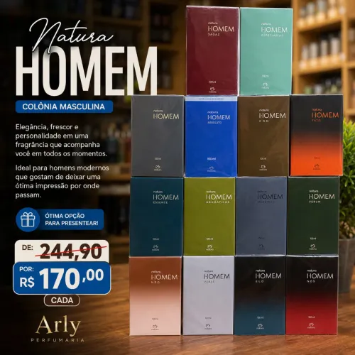 Perfume Natura Homem 100ml (cada )