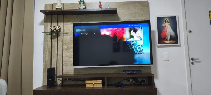 TV com tela queimada