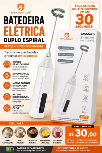 Mixer Portátil H Maston - R$ 29,90