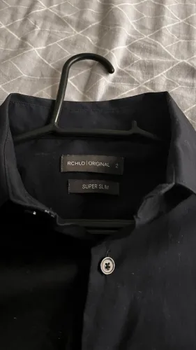 Camisa de botão Azul Marinho