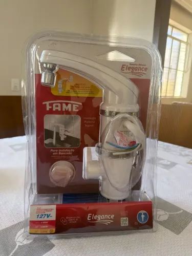 Torneira electrica Fame Elegance 4t 4800w Branca 4 temperaturas