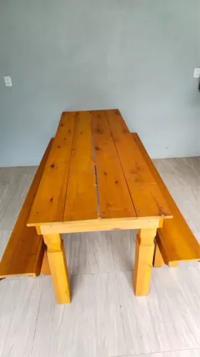 Mesa para área gourmet 