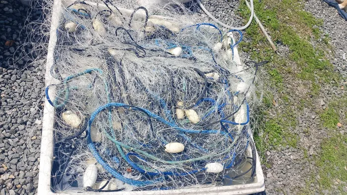 Rede de pesca malha 18 para linguado