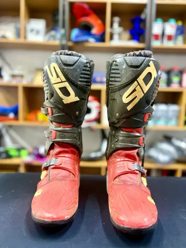 Bota Sidi Crossfire 3 SRS Vermelha/Preta Número 43