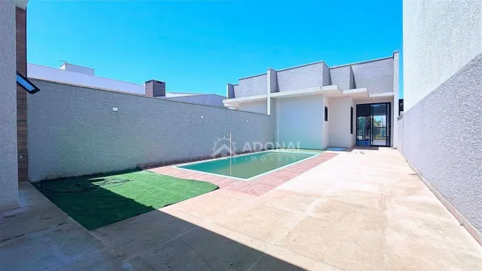 Casa com Piscina com 3 dormitórios à venda, 100 m² por R$ 599.000 - Eliana - Guaratuba/PR