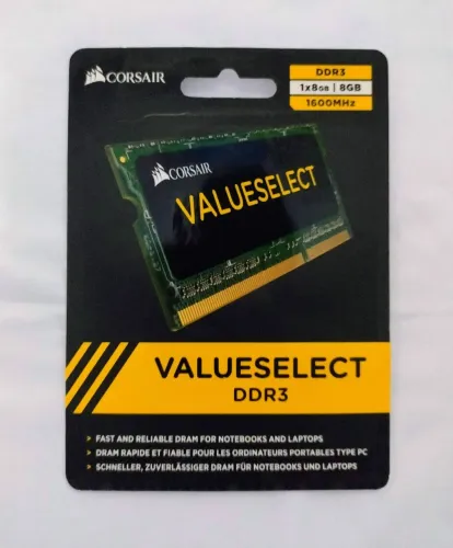 Memória Ram DDR3 Cosair 8GB