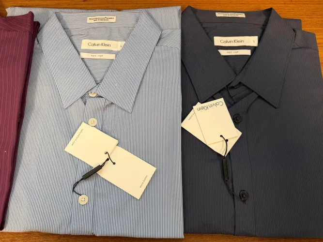 Camisas Social manga longa Clavin Klein
