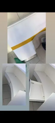Recepção, balcão planejado 