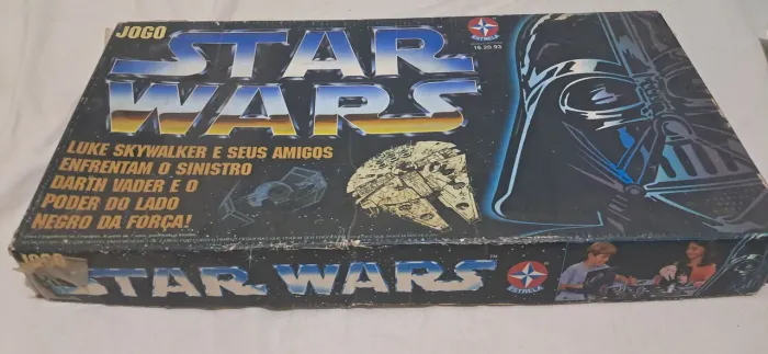 Jogo Star Wars Estrela antigo anos 90 ? quase completo com manual