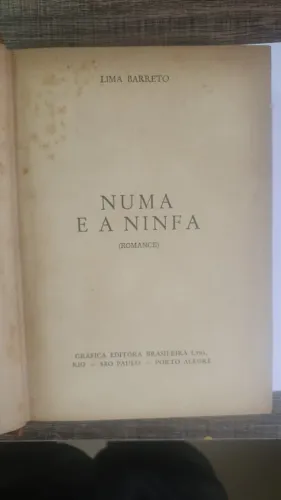 Numa e a ninfa, edição de 1950, completa