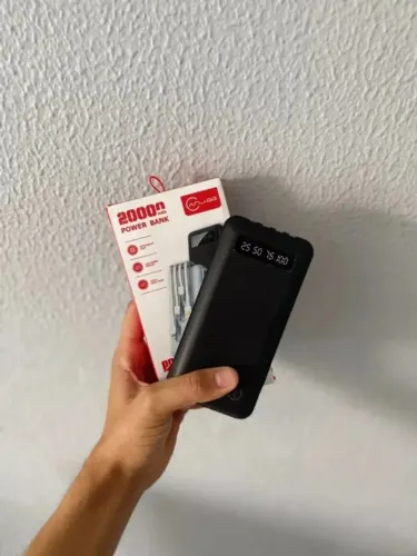 powerbank 20000mAh branco novo