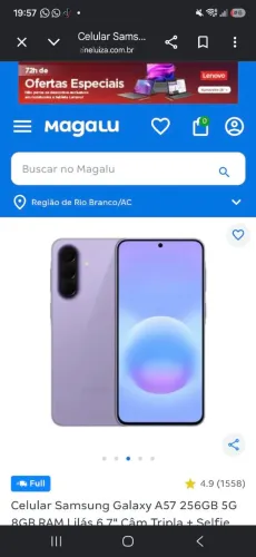 Samsung A57 256 GIGAS