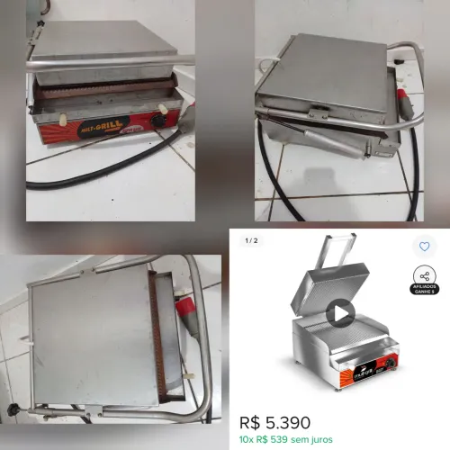 Vendo ou troco mult-grill por bicicleta elétrica em boas condições 