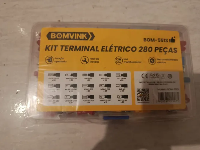 Terminais elétrico 280 pecas