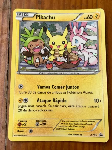 Carta Pokémon Pikachu