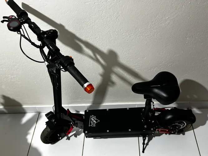Patinete Eletrico Nxt Qwert 1000w Dobravel Preto Seminovo