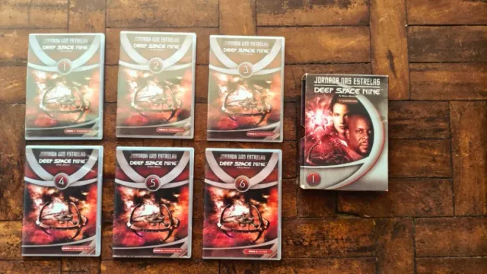 Série DVD Jornada nas Estrelas Deep Space Nine  A Nova Missão 1ª Temporada Star Trek DS9