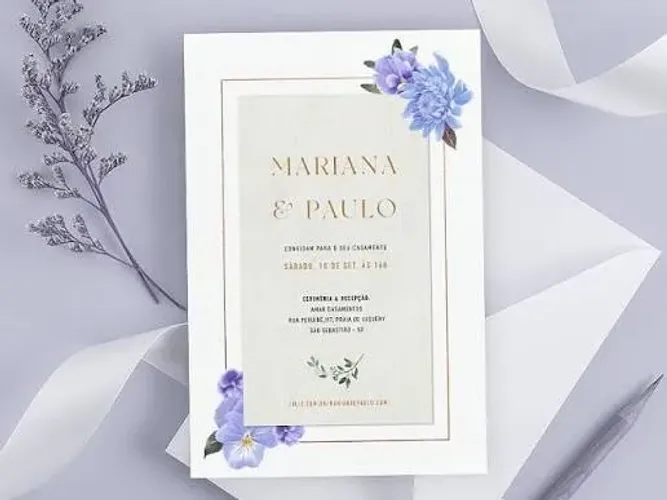 Convite personalizado casamento