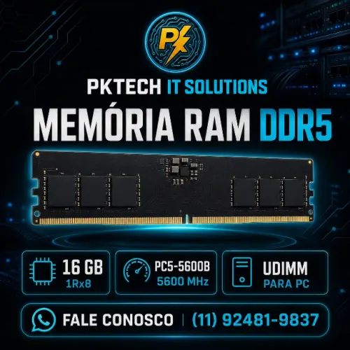 Memória RAM DDR5 16 GB