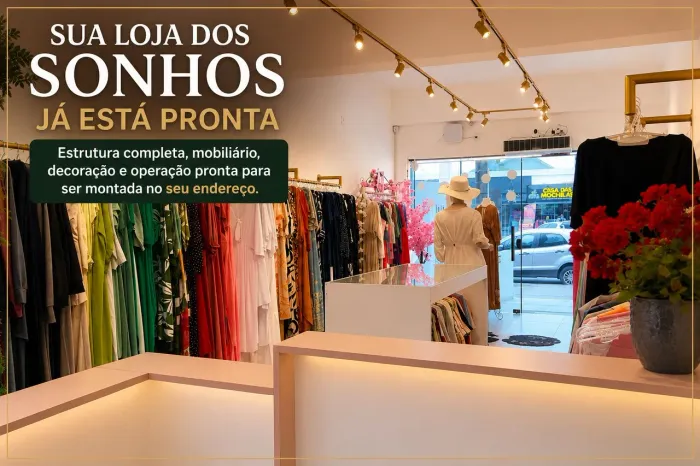 Oportunidade Única - Loja Completa de Moda Feminina Pronta para Montar em Outro Endereço