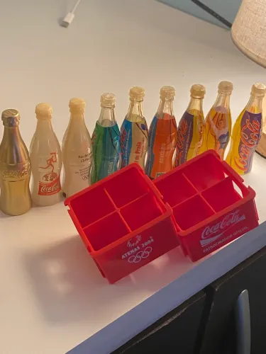 Coleção mini garrafas coca-cola
