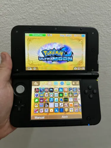 Nintendo 3DS XL Edição 30 Anos Luigi Destravado + 200 Jogos instalados + Case