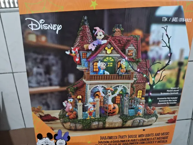 Casa Mickey halloween importada Usa, com som e luzes nova!