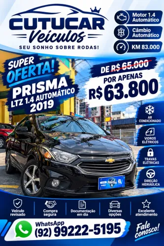 Chevrolet Prisma Sed. LTZ 1.4 8V Flexpower 4P Aut. 2019