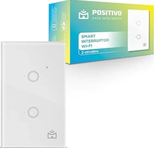 Interruptor Inteligente Positivo 2 Teclas