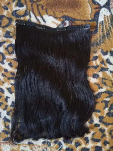 megga hair cabelo humano na tela do tic tac , 45 centímetro , 100 gramas valor (250)