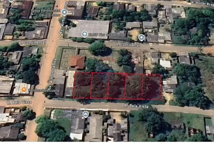 São 5 Terrenos Residenciais à Venda por unidade ou área total - Candeias do Jamari